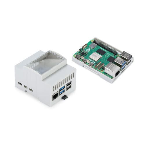 Caja para riel DIN - RPDM-5 - TAKACHI Electronics Enclosure Co., Ltd. - rectangular / Raspberry Pi
