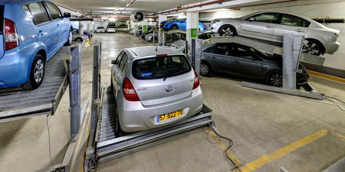 Plataforma para coches deslizante - Parkbox 401 - Otto Wöhr GmbH - inclinada