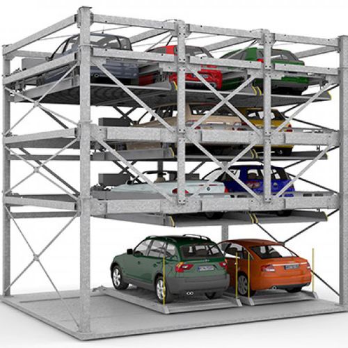 Plataforma para coches multidireccional - Combiparker 556 - Otto Wöhr GmbH - multi-nivel