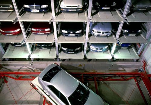 Plataforma para coches giratoria - Multiparker 720 - Otto Wöhr GmbH - multi-nivel