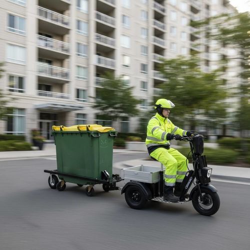Scooter eléctrico de manipulación - U2 - COBRANE DESIGN - para la industria limpia