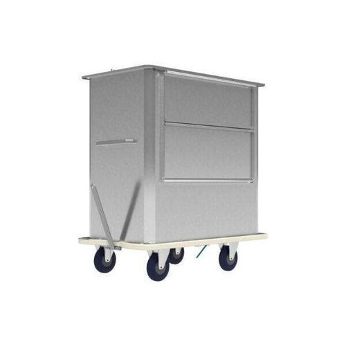 Contenedor de residuos de acero inoxidable - CAISSON - COBRANE DESIGN - de carga lateral / estanco / con asidero