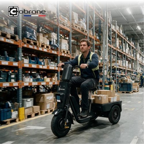 Transportador de manipulación - A1 - COBRANE DESIGN - de 3 ruedas / eléctrico / para uso en interiores y exteriores