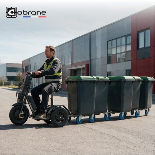 Transportador de 3 ruedas - U1 - COBRANE DESIGN - eléctrico / para contenedores / de remolcado