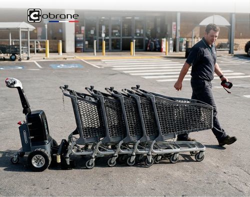 Empujador/tirador de carga eléctrico alimentado por batería - TUG 1 - COBRANE DESIGN