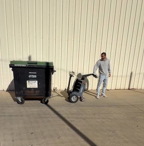 Empujador/tirador de carga eléctrico alimentado por batería - TRACTEUR-POUSSEUR - COBRANE DESIGN