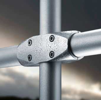 Conexión de tubo en cruz - 1688a - Ernst Brinck & Co. GmbH - de aluminio / de rosca