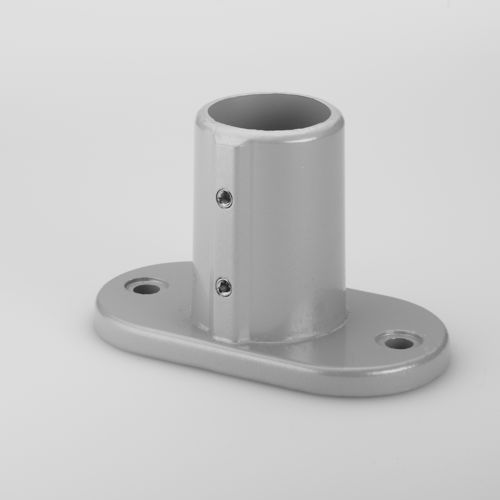 Conexión de tubo redondo - 5043a - Ernst Brinck & Co. GmbH - de aluminio / con base / de rosca