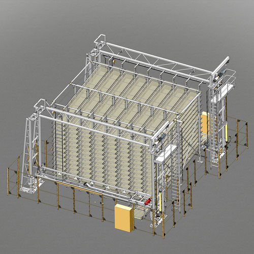 Almacén automático horizontal - FSET  - ROFA Group - vertical