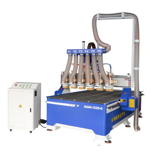 Recortadora CNC - 1325 - Jinan Sign CNC Equipment Co., Ltd - 3 ejes / multihusillos