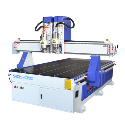 Recortadora CNC - 1325 - Jinan Sign CNC Equipment Co., Ltd - 3 ejes / doble cabezal / de leña