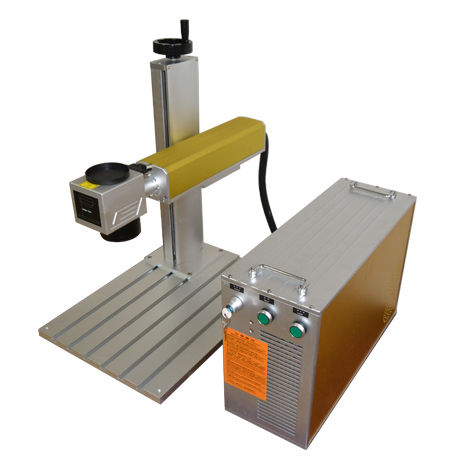 Máquina de grabado láser de fibra - Jinan Sign CNC Equipment Co., Ltd - de metal / de plástico / de caucho