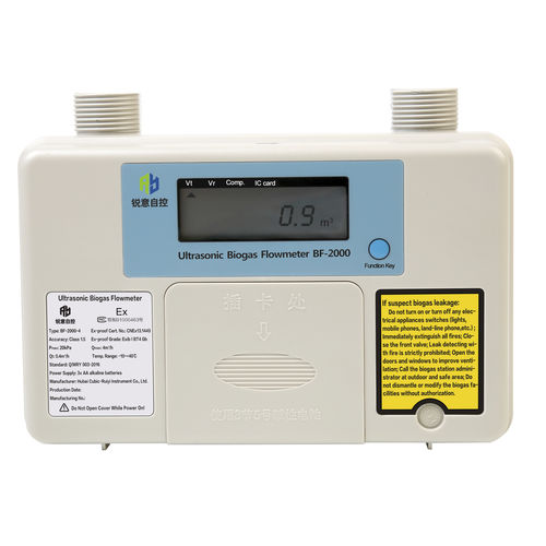 Caudalímetro por ultrasonidos - BF-2000 - Cubic Instruments (Wuhan) Ltd. - volumétrico / para biogás