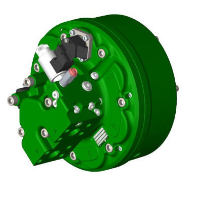 Motor hidráulico de pistón radial - TV 1.5 - SAI Motori Idraulici - de cilindrada variable / de alta presión / para altas cargas