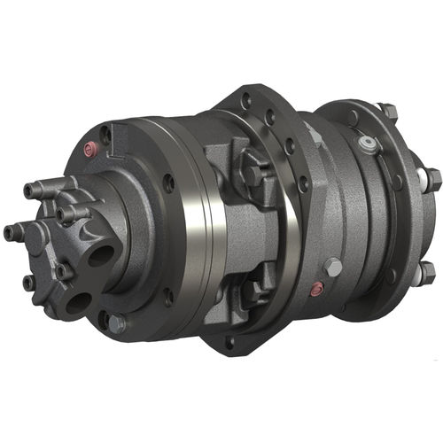 Motor rueda hidráulico de engranaje - BD1 + WR6B - SAI Motori Idraulici - compacto / de doble cilindrada