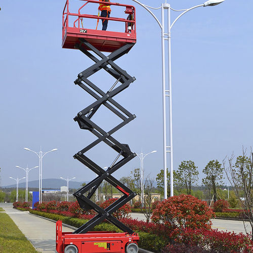 Plataforma elevadora de tijera con ruedas - (ZS)0407 - Royal - eléctrica / para uso en interiores y exteriores