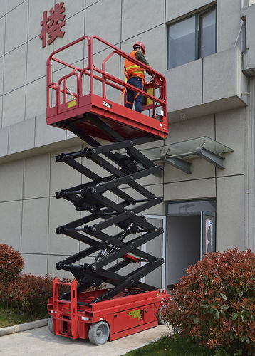 Plataforma elevadora de tijera con ruedas - (ZS)0812 - Royal - eléctrica / para uso en interiores y exteriores / para obra