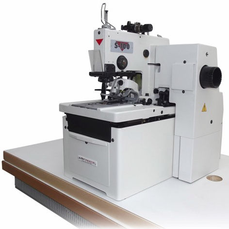 Máquina de coser ojal de arandela - S-100  - AMF Reece CR, s.r.o. - para la creación de motivos / fija / mecánica