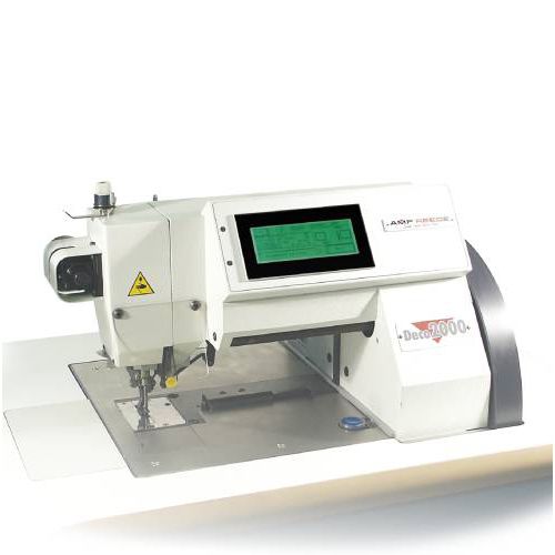 Máquina de pespuntear de 1 hilo - DECO 2000 - AMF Reece CR, s.r.o. - de tejidos / fija / electrónica