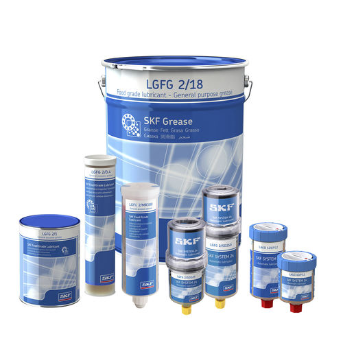 Grasa para el sector alimentario - LGFG 2 - SKF Maintenance,Lubrication and Power Transmission - de lubricación / a base de aceite mineral / a base de complejo de calcio