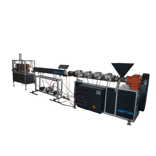 Línea de extrusión de tubo - HF HAYTEK PLASTIC AND PLASTIC MACHINERY CO - para PVC