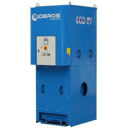 Desempolvador de cartucho - Eco2v - SIDEROS Engineering - limpieza a contracorriente / compacto / autolimpiante