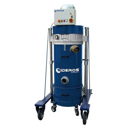 Desempolvador con filtro - ECO 1 - SIDEROS Engineering - con agitador mecánico / móvil / para polvo de mecanizado