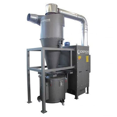 Desempolvador de cartucho - SIDEROS Engineering - limpieza a contracorriente / compacto / autolimpiante