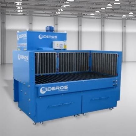 Mesa aspirante apriete para el proceso de amolado - WeldTab - SIDEROS Engineering - para soldaduras / para corte por plasma / para lijado