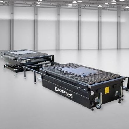 Mesa aspirante para corte láser - Lasertab - SIDEROS Engineering - para el desempolvado / anticontaminación / compacta