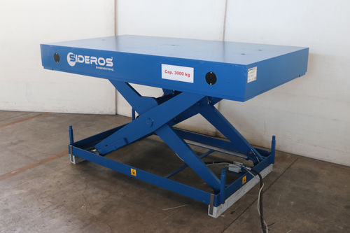 Mesa elevadora de tijera - Scissor - SIDEROS Engineering - eléctrica / hidráulica / estacionaria