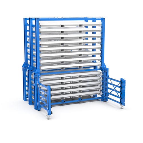Rack de almacenamiento para chapa metálica - SIDEROS Engineering - de acero