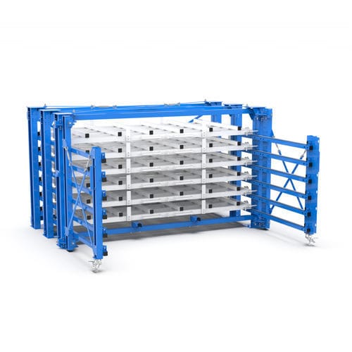 Rack de almacenamiento para chapa metálica - SmartRack - SIDEROS Engineering - de acero