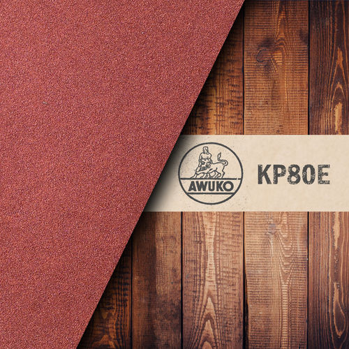 Abrasiva de óxido de aluminio - KP80E - AWUKO ABRASIVES Wandmacher GmbH & Co. KG - de papel E / antiestática
