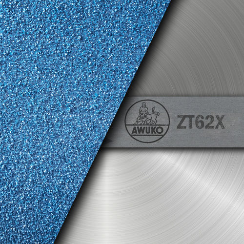 Abrasiva de corindón de circonio - ZT62X - AWUKO ABRASIVES Wandmacher GmbH & Co. KG - de algodón / para madera / para metal