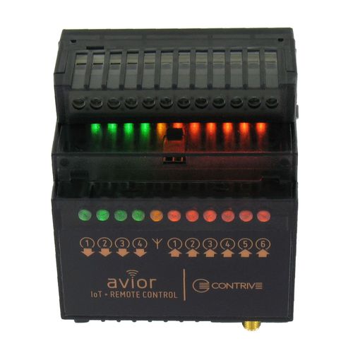 Autómata programable en riel DIN - Avior  - Contrive - entradas analógicas / entradas digitales / salidas relé