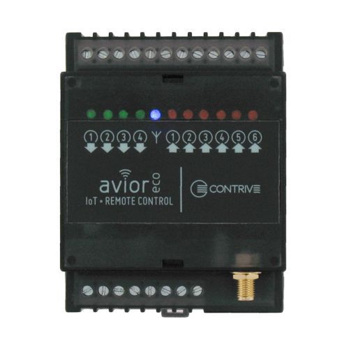 Autómata programable en riel DIN - AviorEco  - Contrive - entradas analógicas / entradas digitales / de 4 E