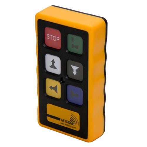 Radiomando - POCKET MFSHL V2 - Hetronic, Inc. - con botones / para transportador / para puente grúa
