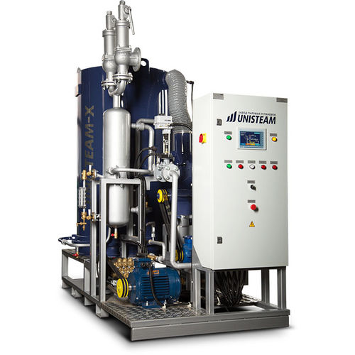 Generador de vapor de gas - UNISTEAM-X series - UNISTEAM Business Group - vertical / industrial