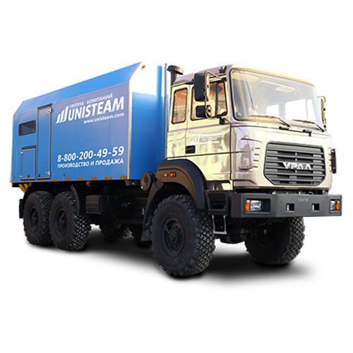 Generador de vapor de fuel - PPUA 2500/160 series - UNISTEAM Business Group - móvil / montado sobre camión