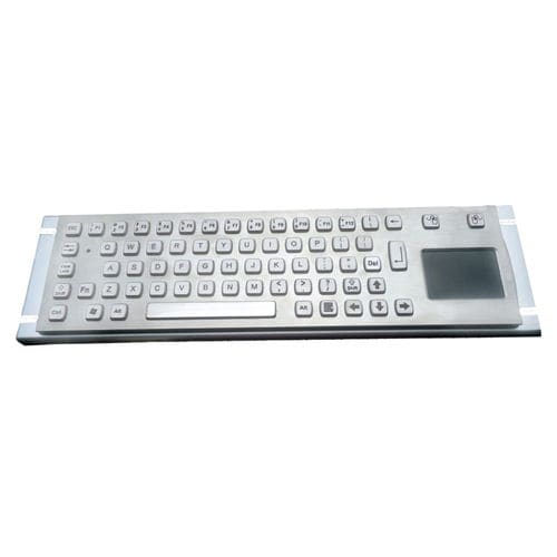 Teclado en bastidor - LP 3307 TP - LINEPRO CONTROLS PVT.LTD - de tecla mecánica / con ratón integrado de 2 teclas / 64 teclas