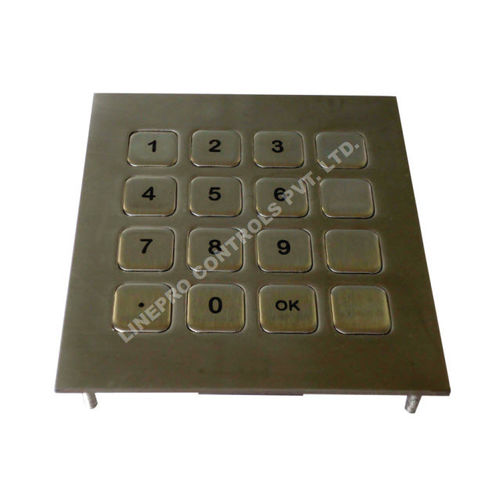 Teclado numérico 15 teclas - LP 2320 4 X 4 - LINEPRO CONTROLS PVT.LTD - empotrable / antivandalismo / resistente al agua