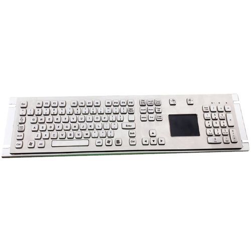 Teclado empotrable - LP 3387 TP - LINEPRO CONTROLS PVT.LTD - en bastidor / de tecla mecánica / con ratón integrado de 2 teclas