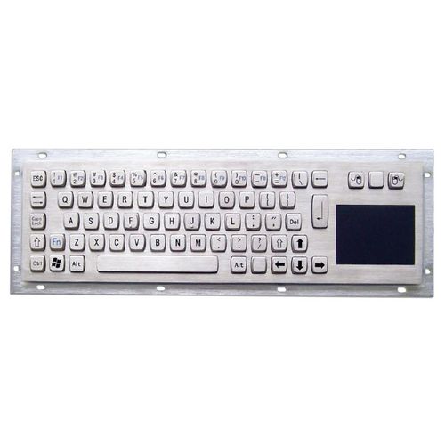 Teclado empotrable - LP 4021 - LINEPRO CONTROLS PVT.LTD - en bastidor / de tecla mecánica / con ratón integrado de 2 teclas
