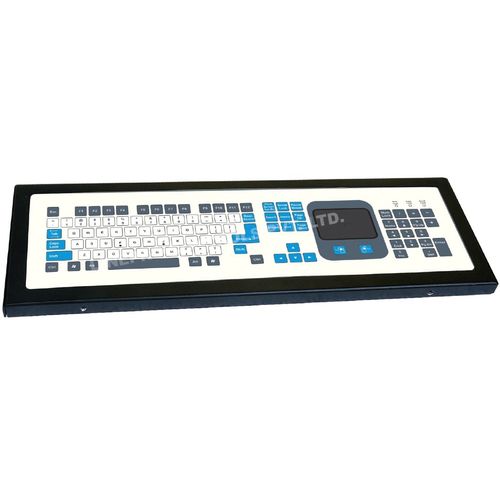 Teclado empotrable - LP 2443 - LINEPRO CONTROLS PVT.LTD - montado en rack-cajón / de tecla mecánica / de membrana