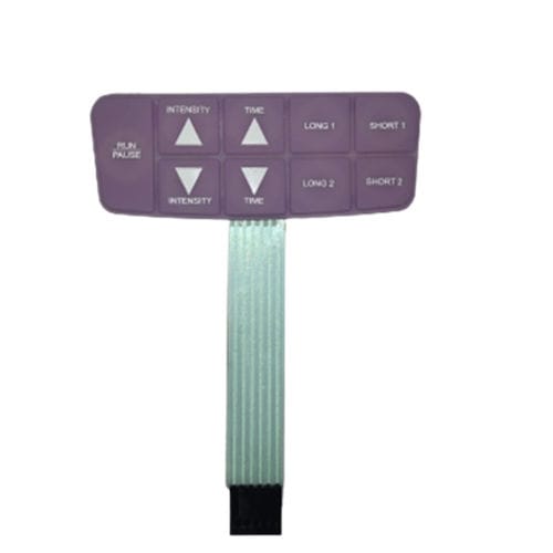 Teclado numérico de caucho de silicona - LINEPRO CONTROLS PVT.LTD - 9 teclas / empotrable / resistente al agua