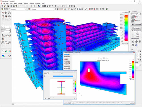 Software de análisis - Diamonds - BuildSoft - de optimización / de cálculos / BIM