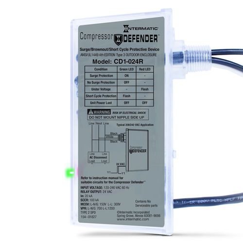 Protector de sobretensión de tipo 2 - CD1-024R - Grässlin by Intermatic - contra sobretensión / de exterior / con varistor