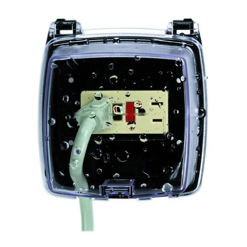 Caja de pared - WP1020C series - Grässlin by Intermatic - rectangular / de plástico / para equipamiento electrónico