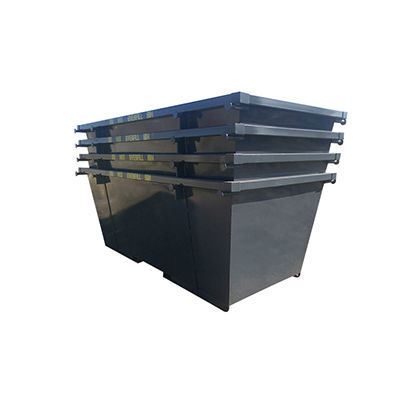 Contenedor de basura de acero - Fushun Ejet Magnetic Equipment Company - para residuos voluminosos
